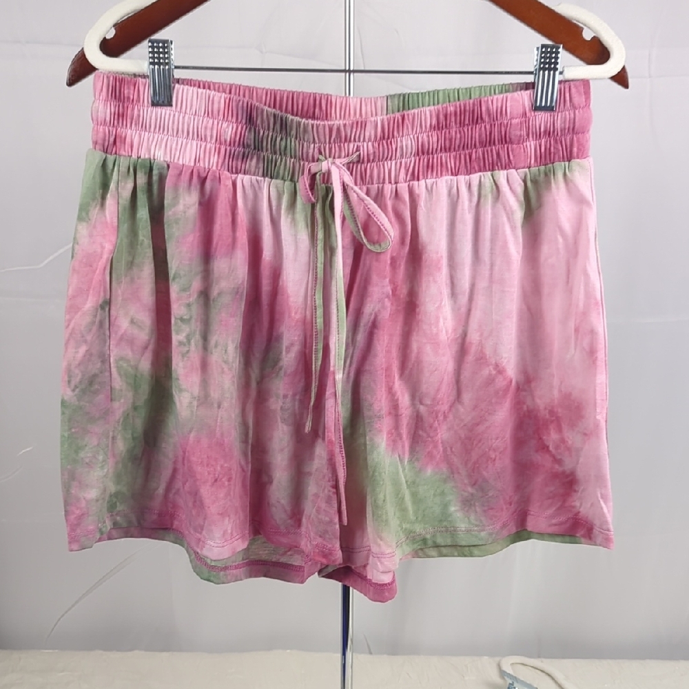 Kori Pastel Tie-Dye Athletic Shorts